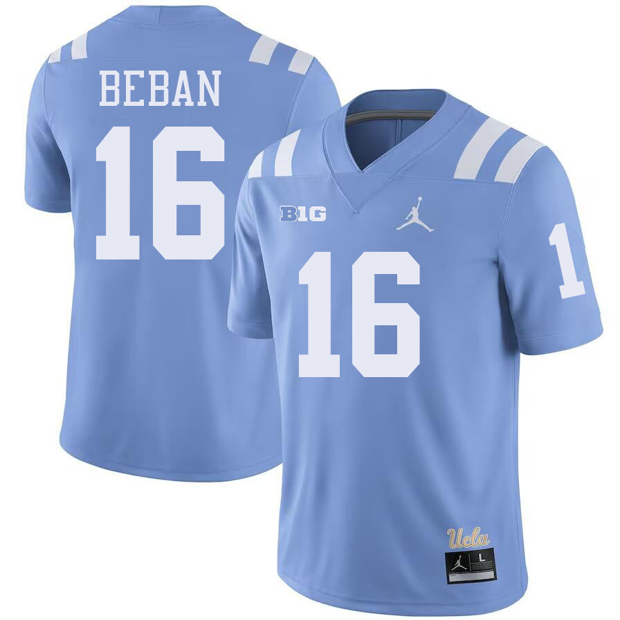 Gary Beban UCLA Jersey,UCLA Bruins #16 Gary Beban Jersey Youth College Football Uniforms-Throwback